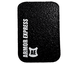 Armor Express Poly-Shock Armor Plate features a protective rubberized coating